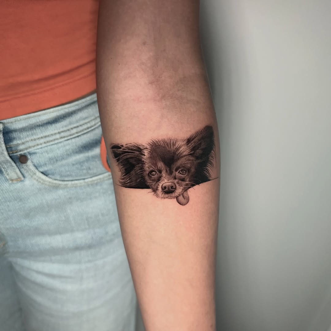 Tattoo by @jxrtattoos — realism, black_and_grey