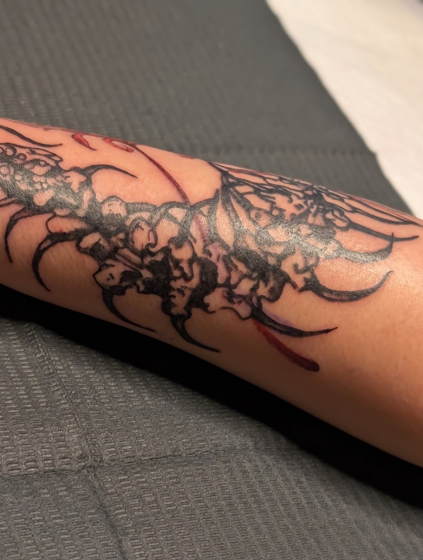 Tattoo by @crybabygoblin666 โ black_and_grey