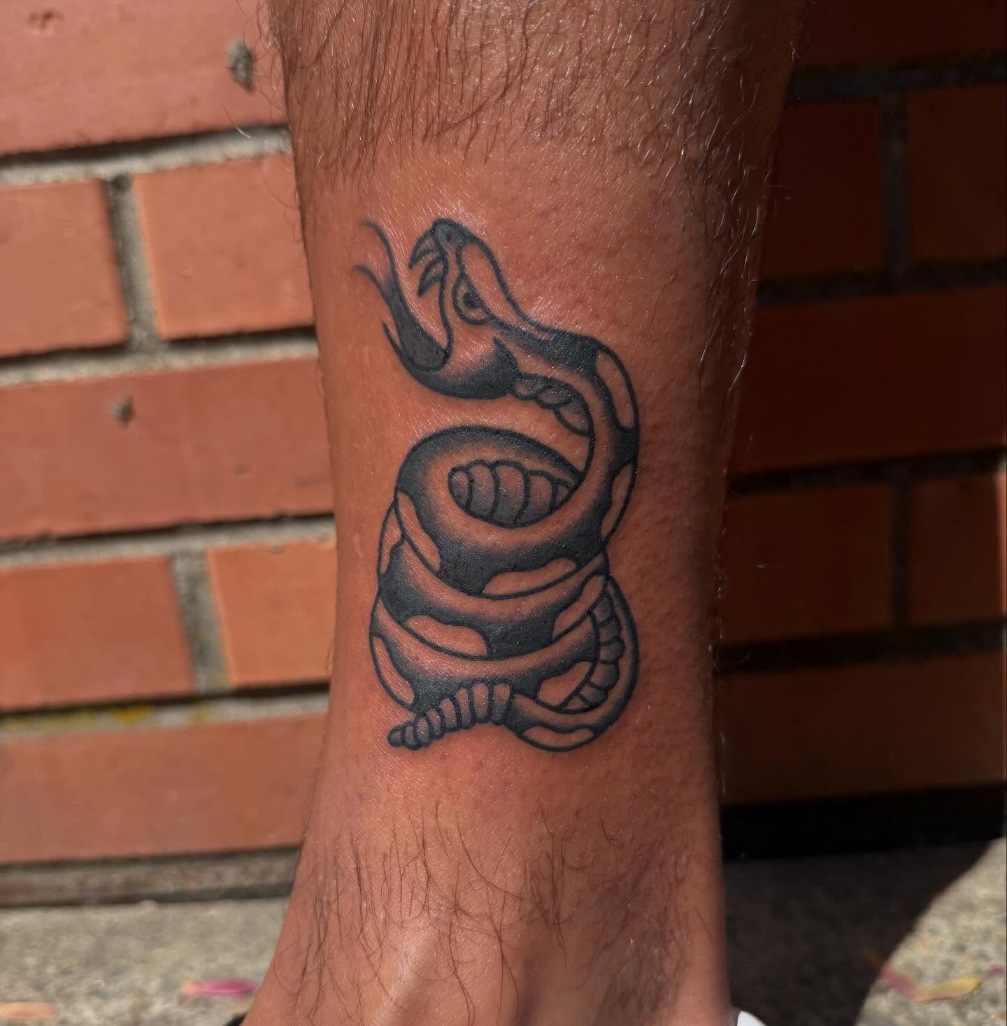 Tattoo by @discomark_ — black_and_grey