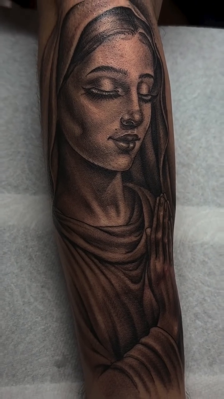 Tattoo by @ragingmaddie — realism, black_and_grey