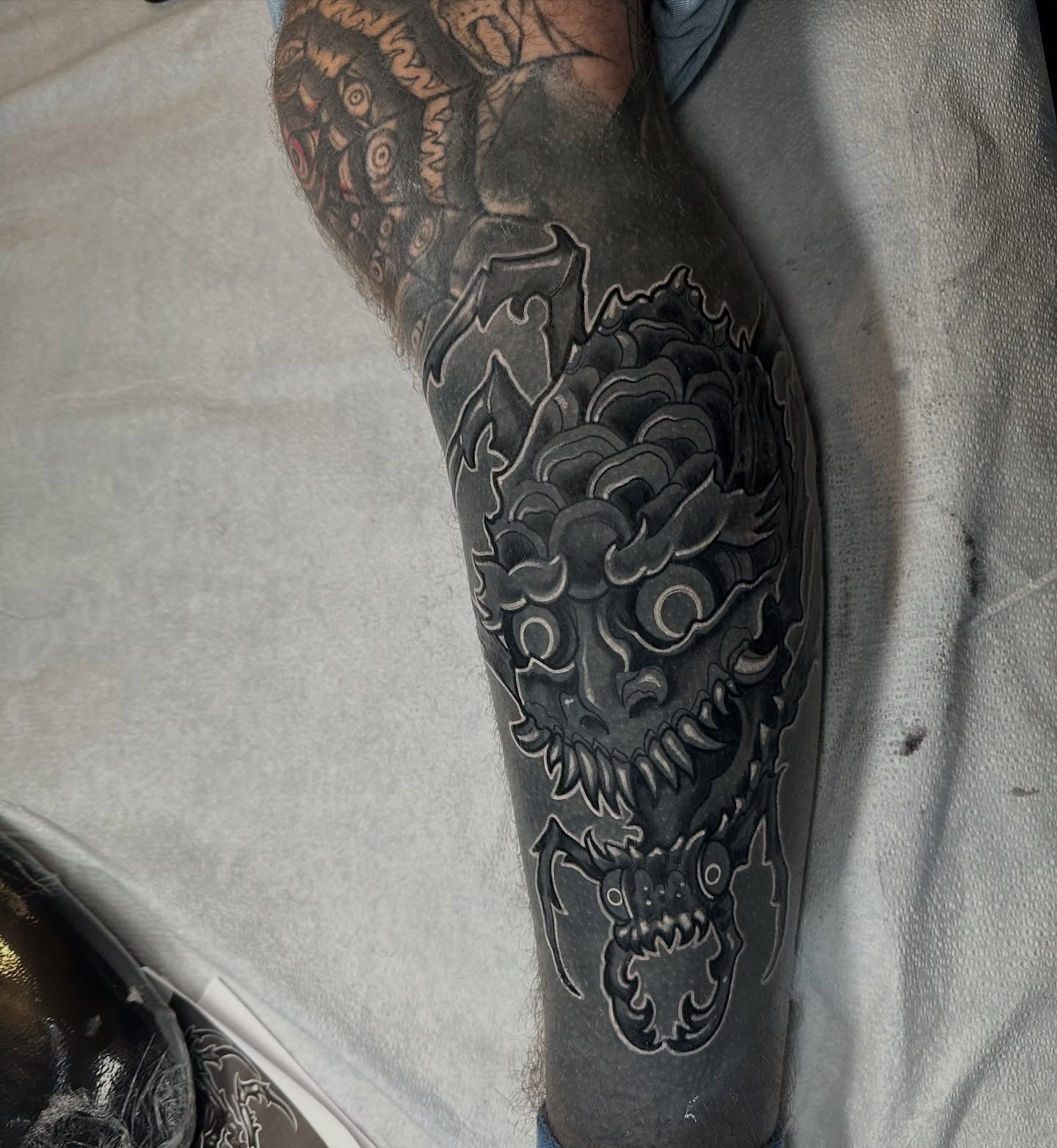 Tattoo by @jbarnett_art — black_and_grey, realism