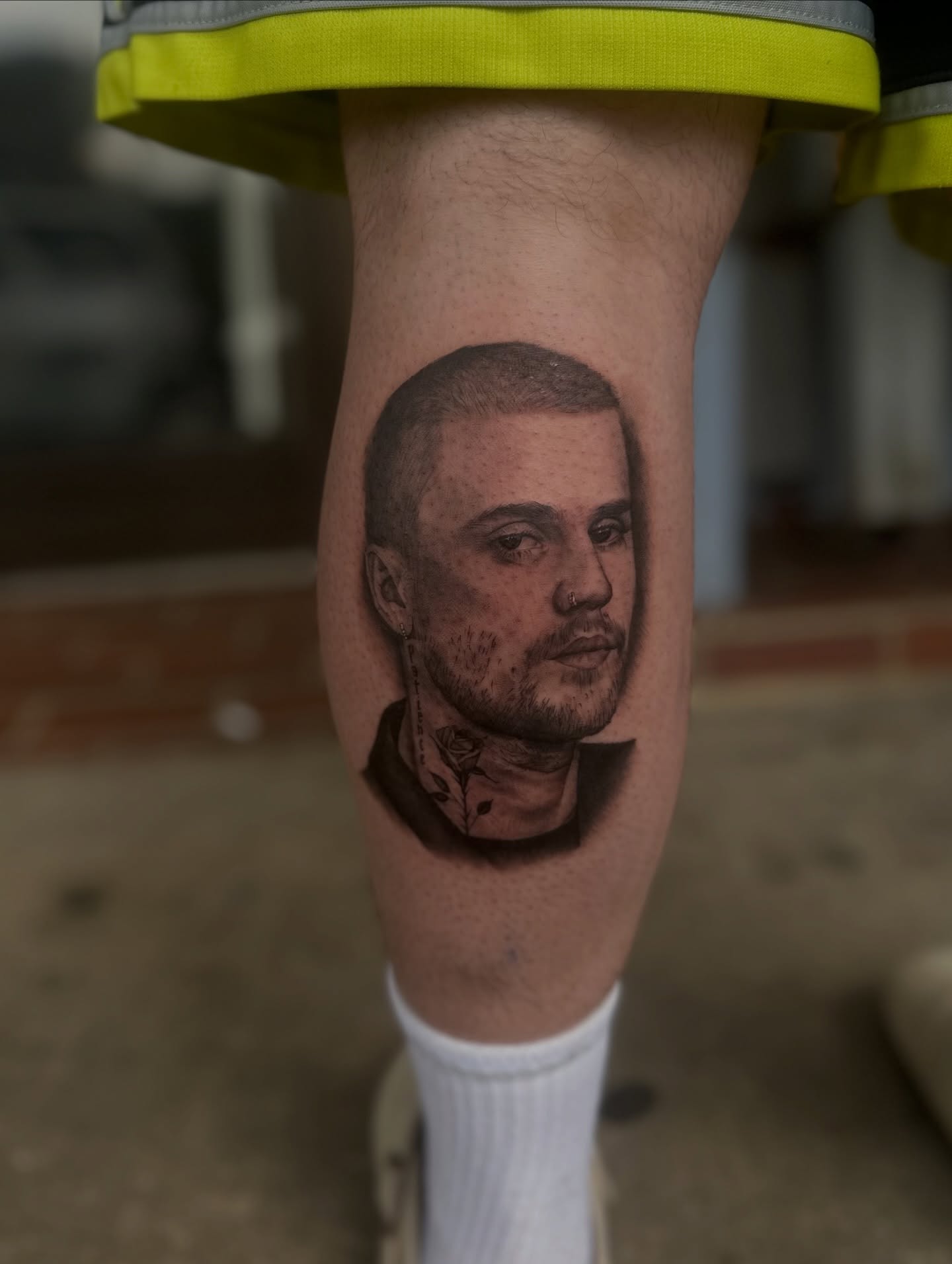 Portrait realism tattoo on the forearm by Carly🪲 greensboro tattoo artist, Greensboro, North Carolina