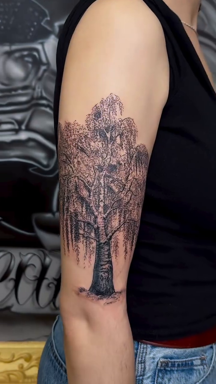 Tattoo by @dzulking — black_and_grey, realism