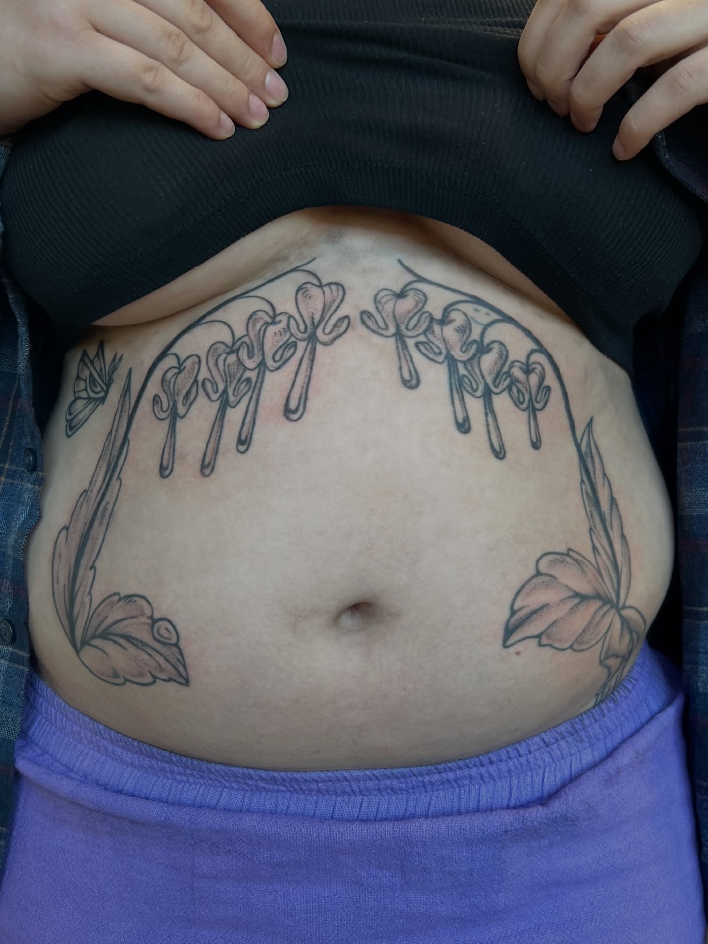 Tattoo by @rachelradiant — black_and_grey