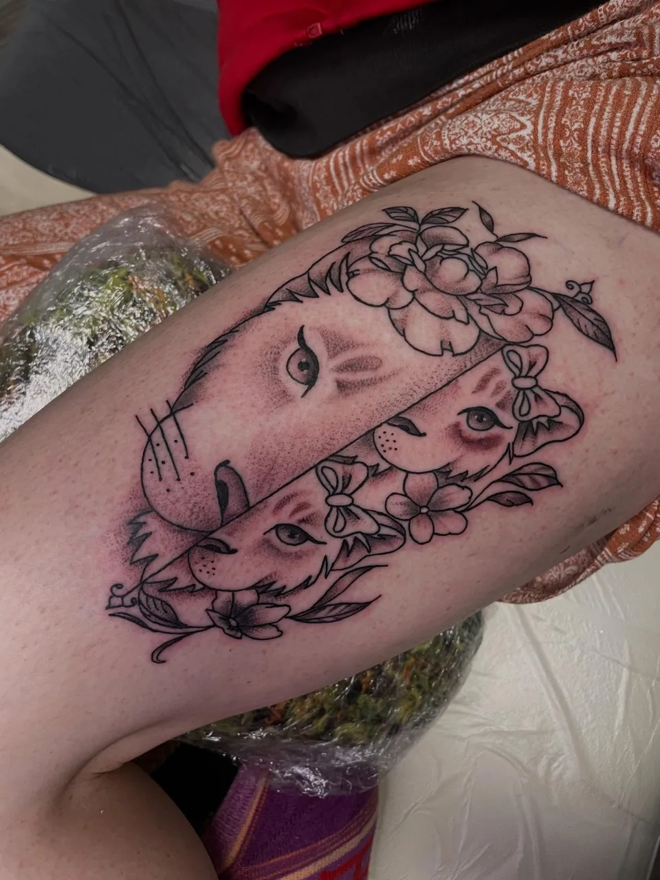 Tattoo by @redtideink — black_and_grey