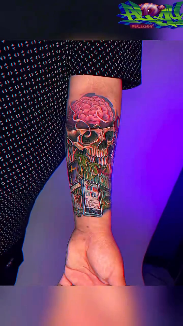 Tattoo by @aldo_gallegos — trash_polka