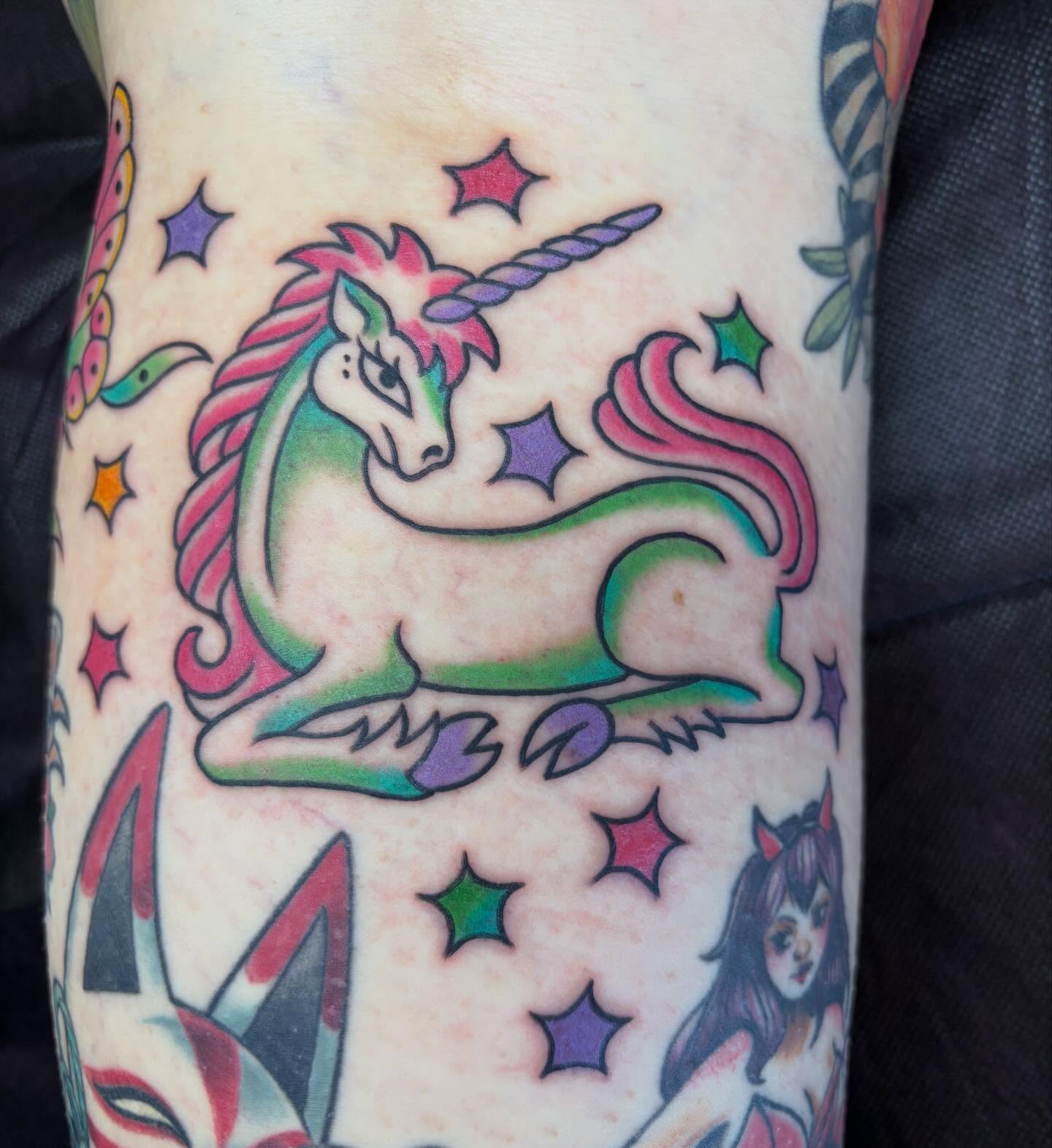 Tattoo by @caitberries — new_school