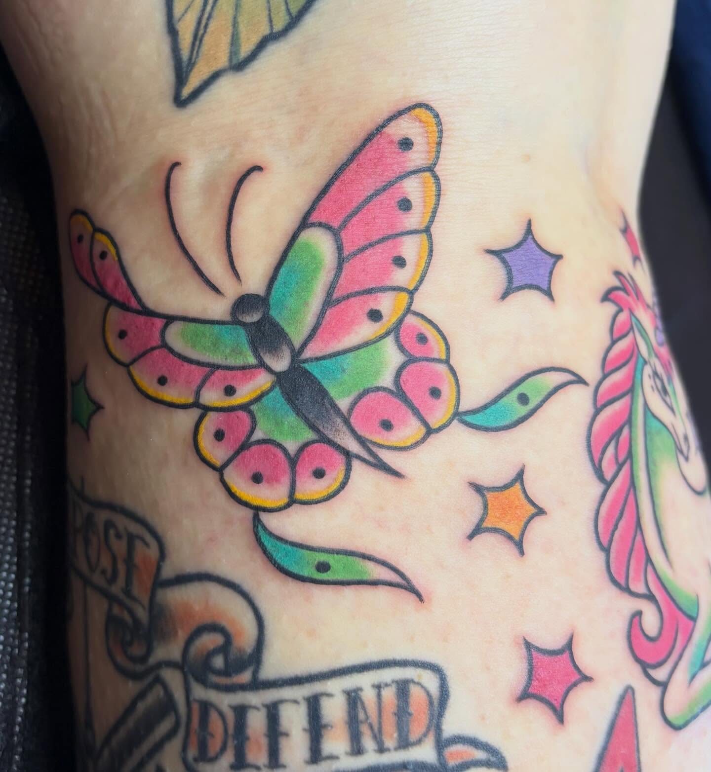 Tattoo by @caitberries — american_traditional