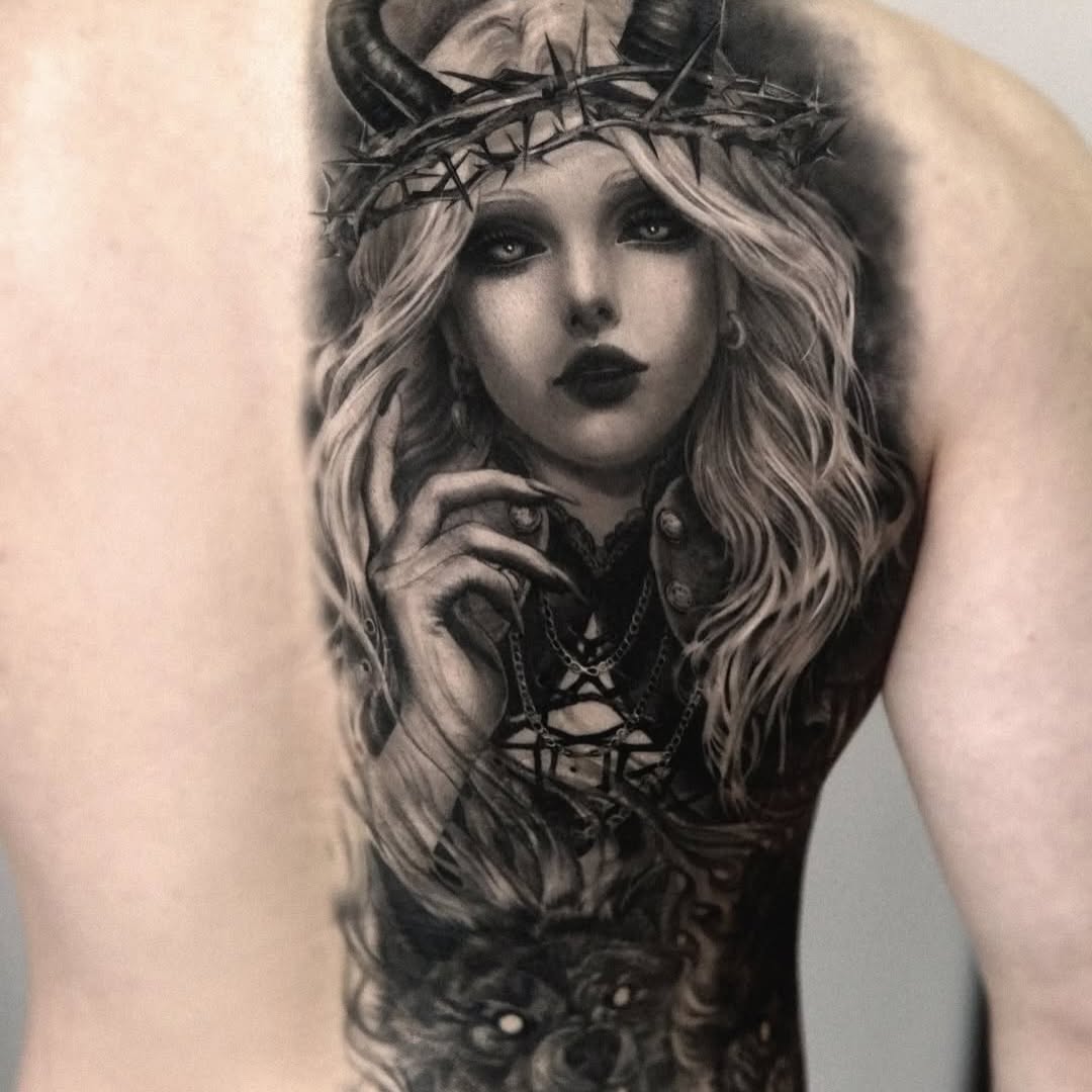 Tattoo by @tattooel_light — realism, dark_realism