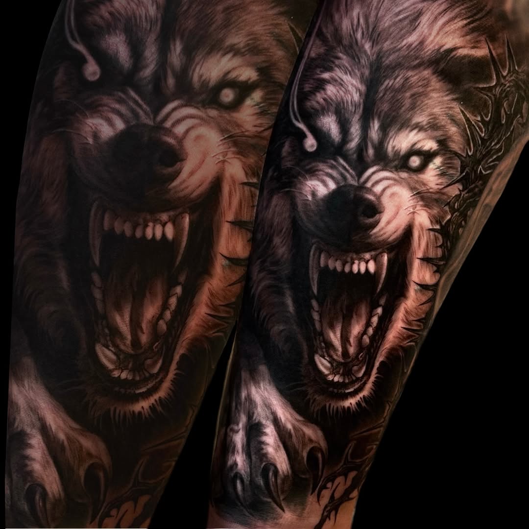 Tattoo by @tattooel_light — realism, black_and_grey