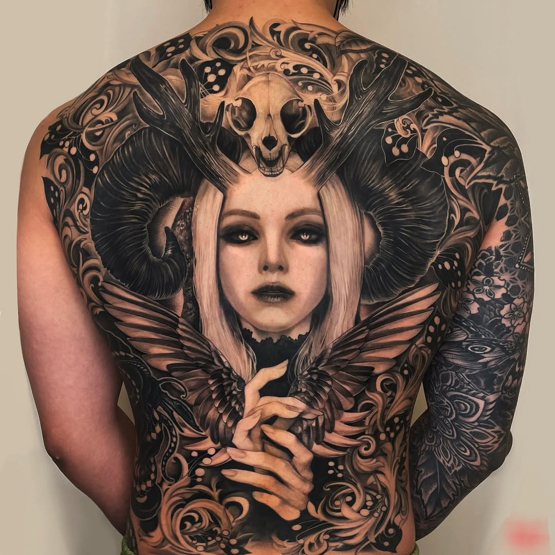 Tattoo by @tattooel_light — realism, black_and_grey