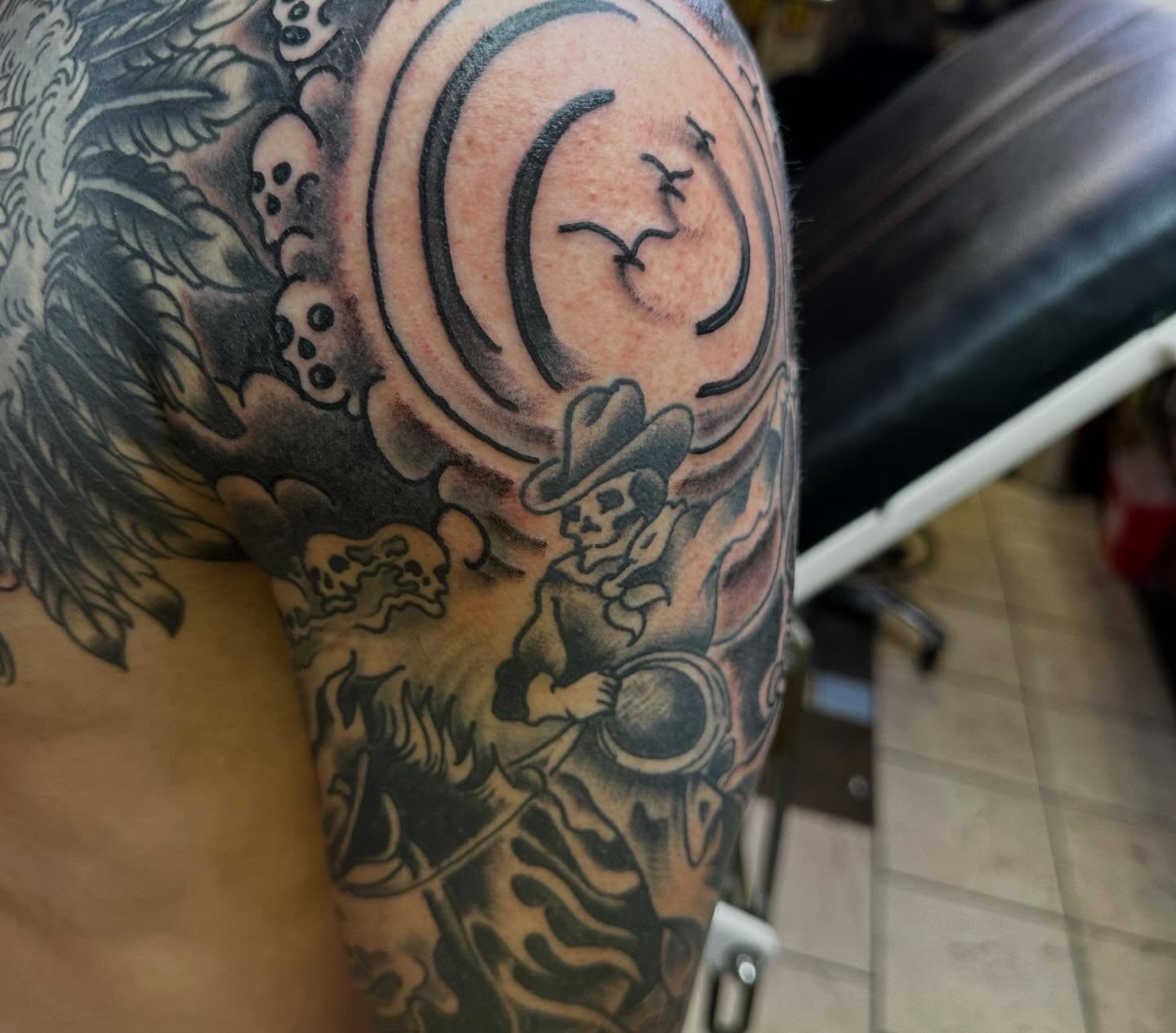 Tattoo by @n8harmon — american_traditional, black_and_grey