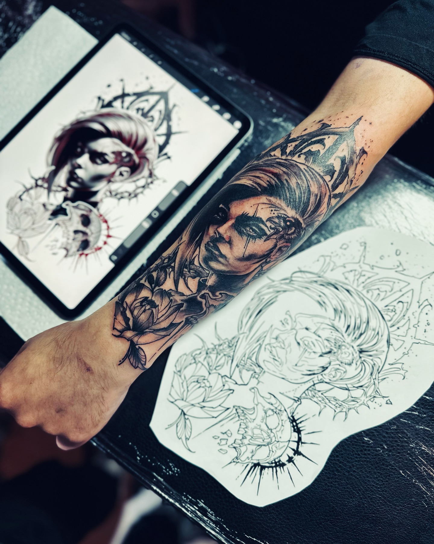 Tattoo by @j_c_tattoos — neo_traditional, dark_realism