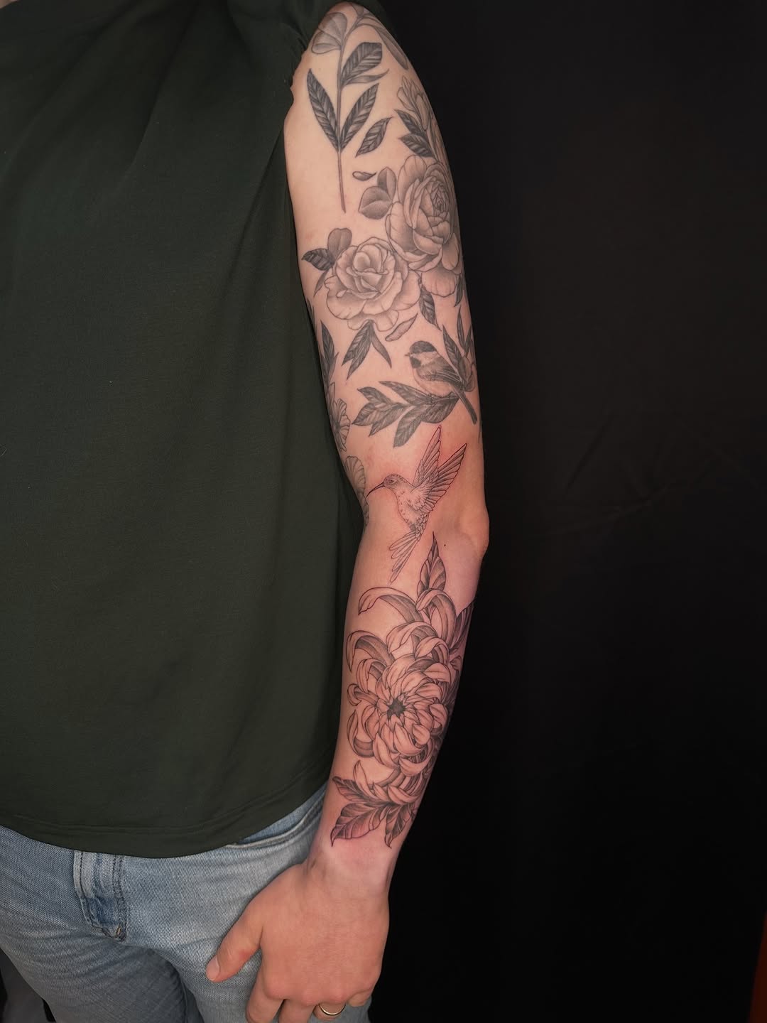 Tattoo by @allhailtattoos_ — fine_line, black_and_grey