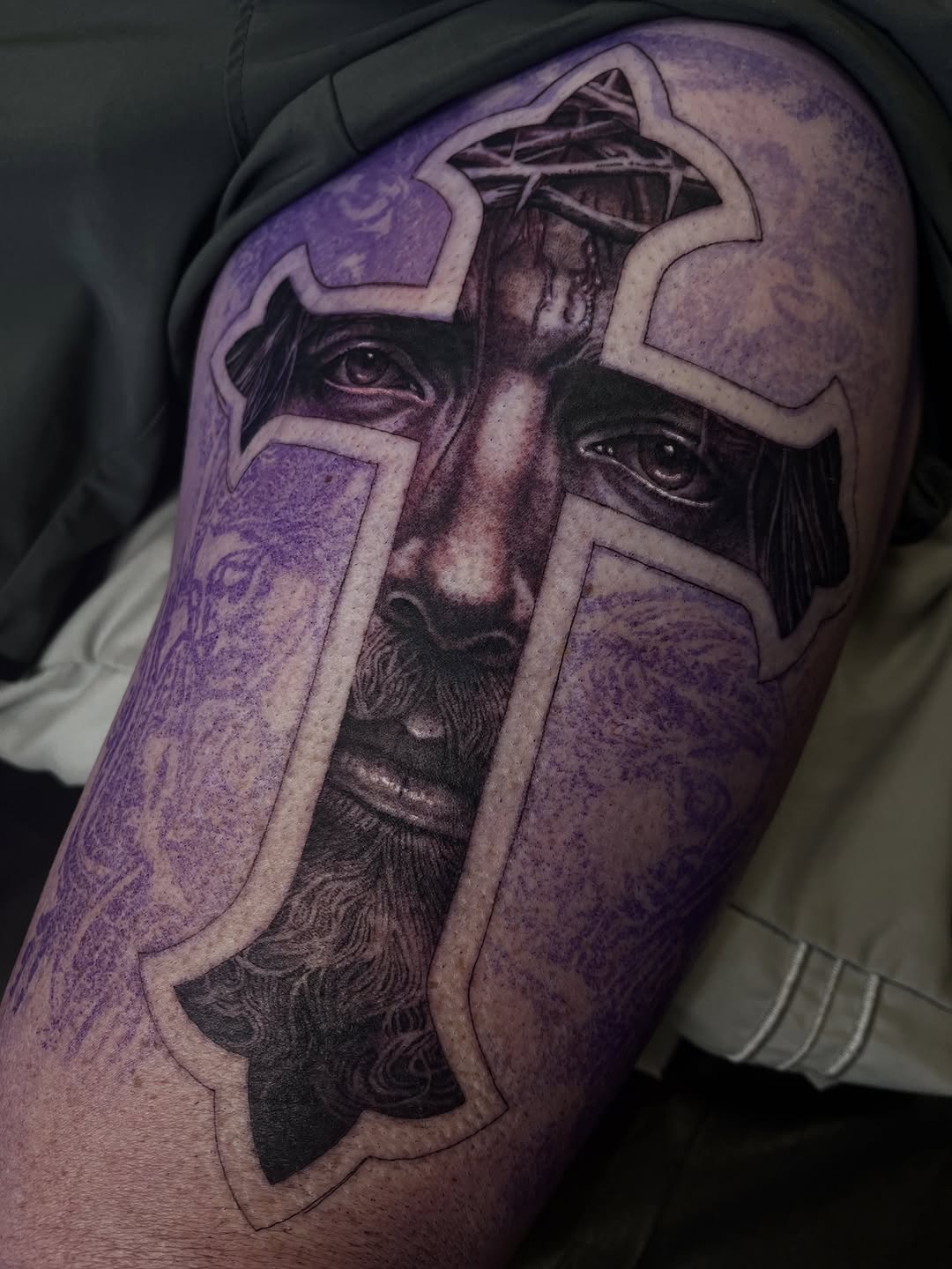 Tattoo by @vicentetattoos — realism, black_and_grey