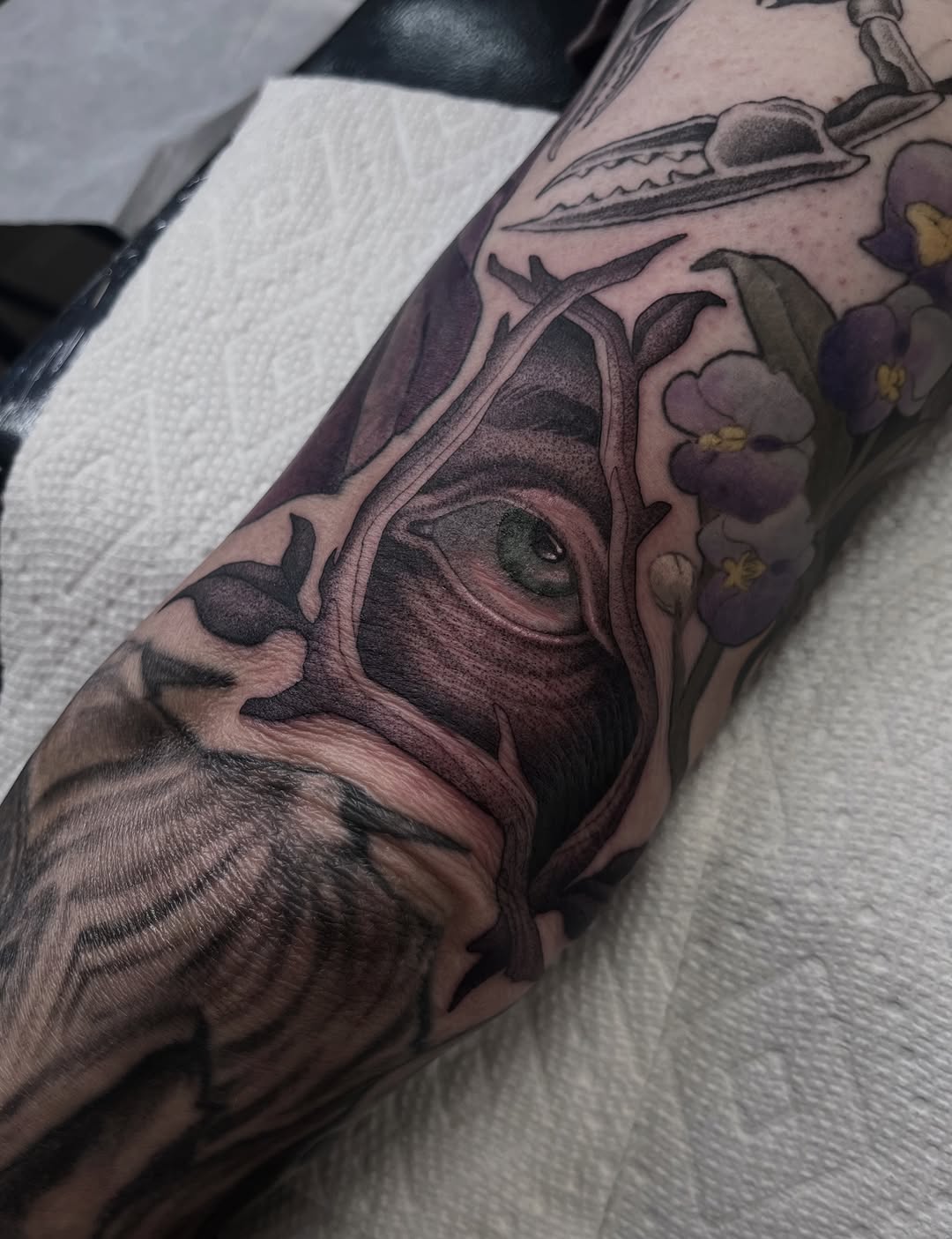 Tattoo by @vicentetattoos — realism, black_and_grey