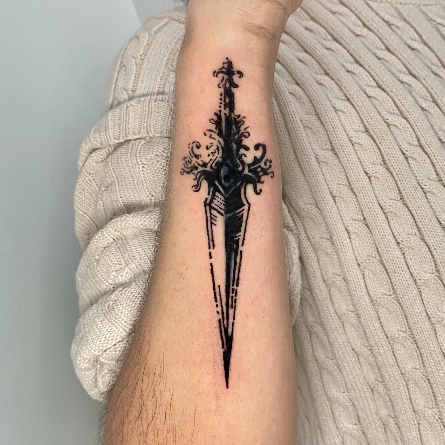 Tattoo by @woodniptat — blackwork, ornamental