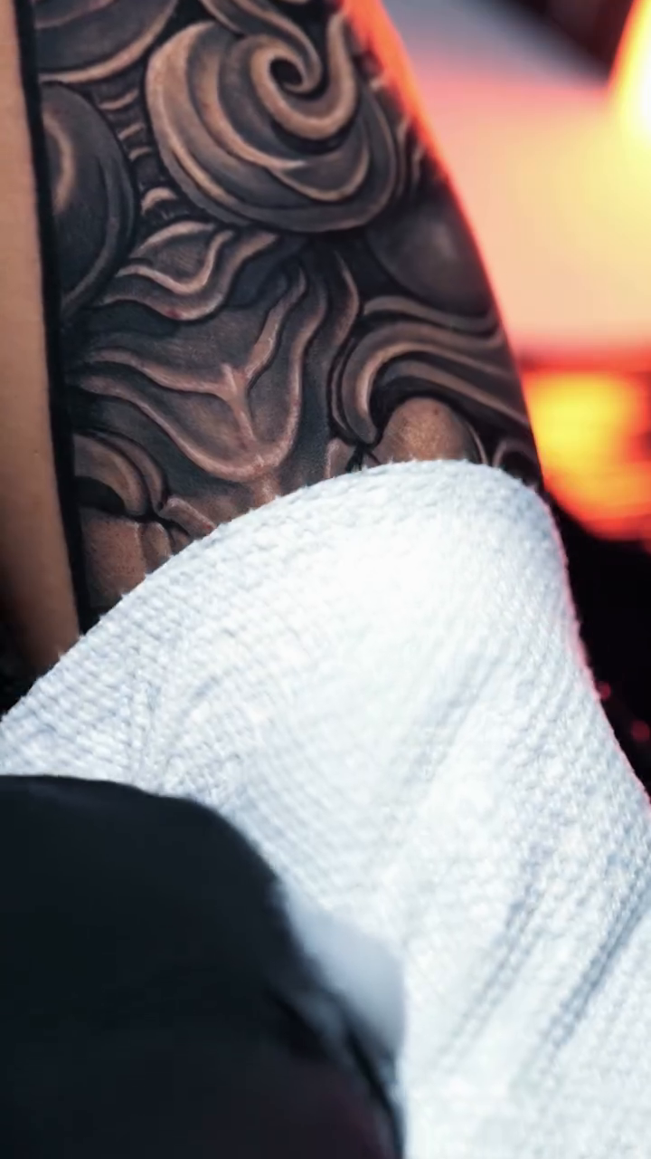 Tattoo by @adriantattoohlg — black_and_grey, realism
