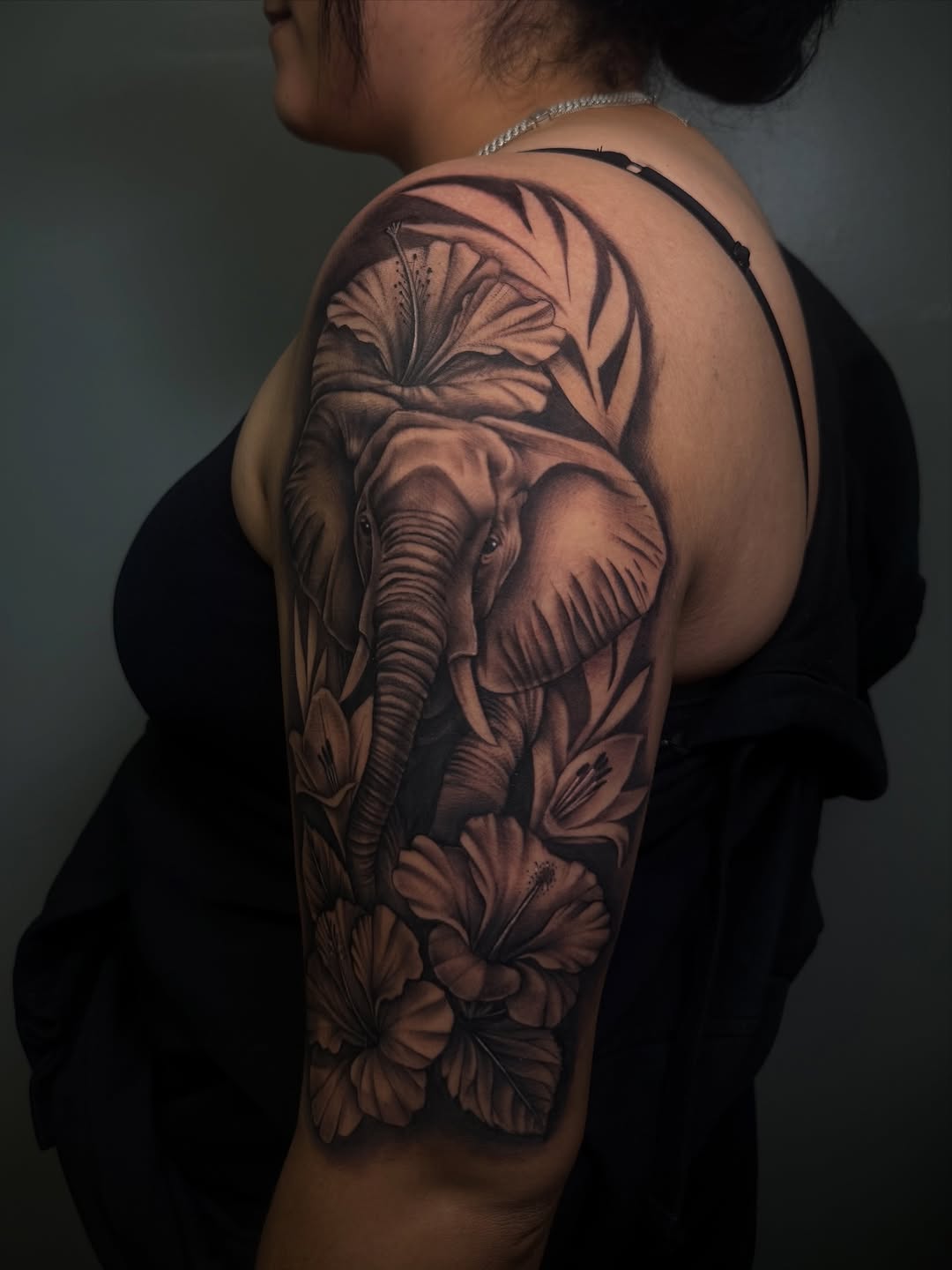 Tattoo by @alexusregina_ β realism, black_and_grey
