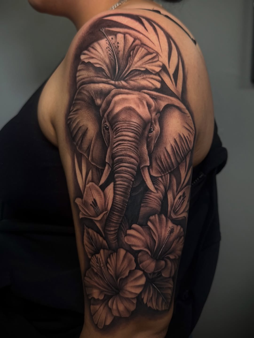 Tattoo by @alexusregina_ β realism, black_and_grey