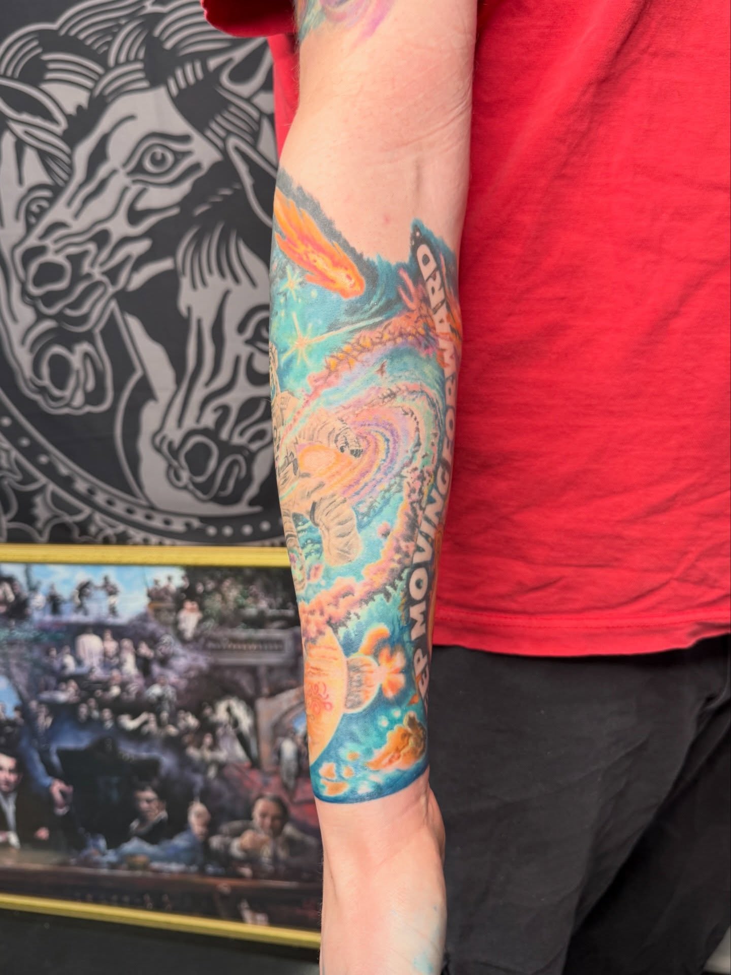 Tattoo by @kelciekoolaid โ new_school, surrealism