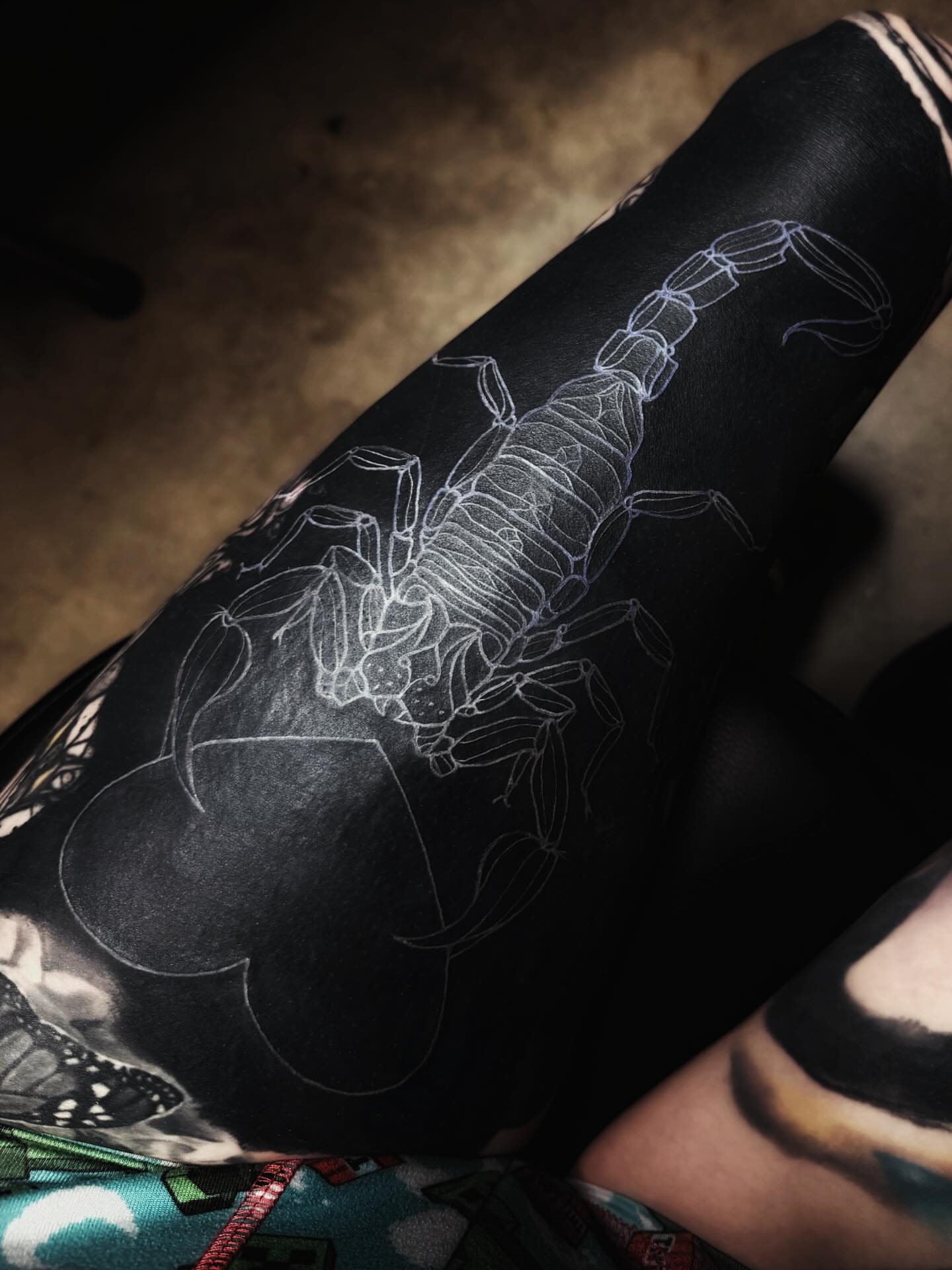 Scorpion black and grey tattoo on the forearm by 𝖎 𝖆𝖒 𝖗𝖔𝖙𝖙𝖎𝖓𝖌 𝖜𝖎𝖙𝖍 𝖞𝖔𝖚