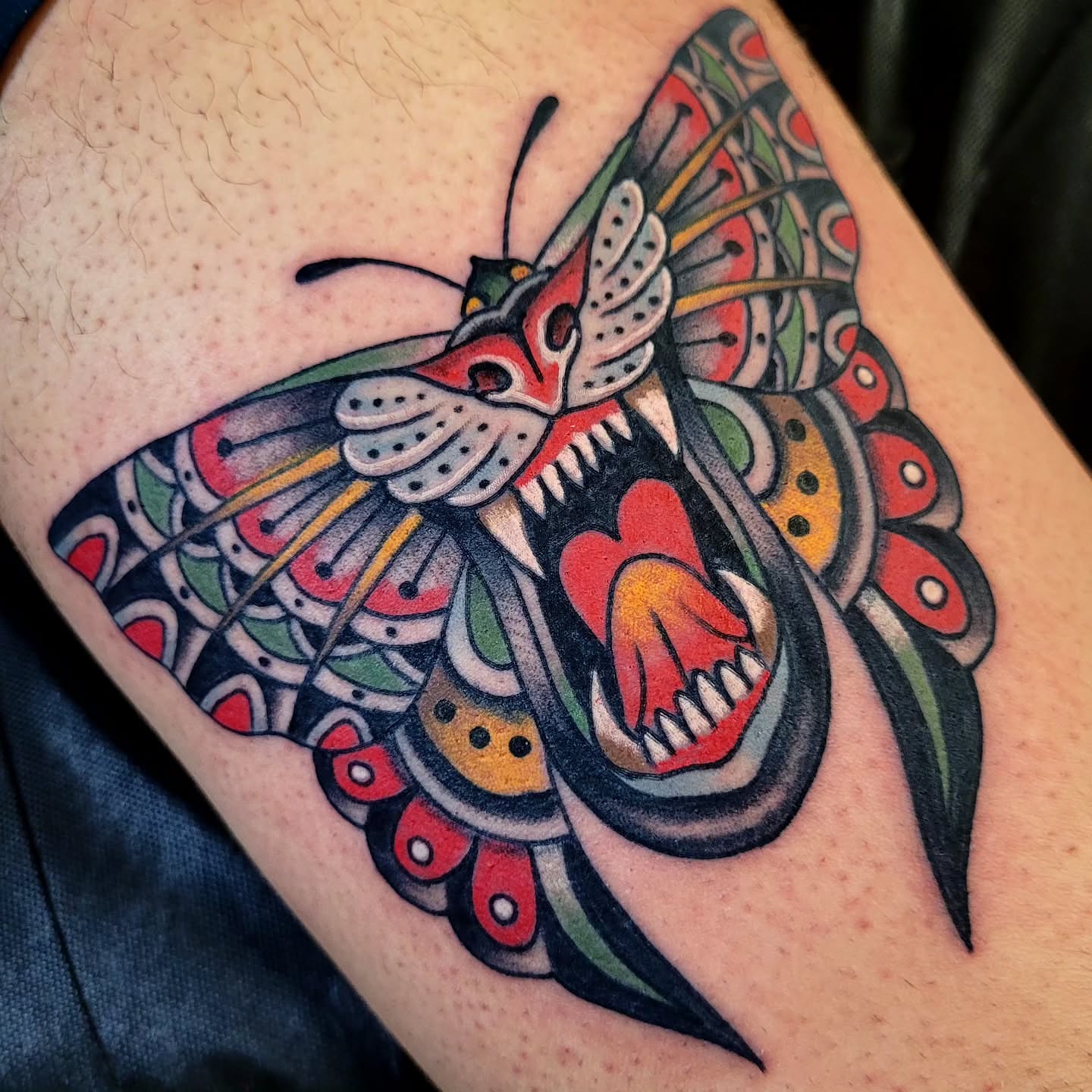 Tattoo by @werexwolf — american_traditional