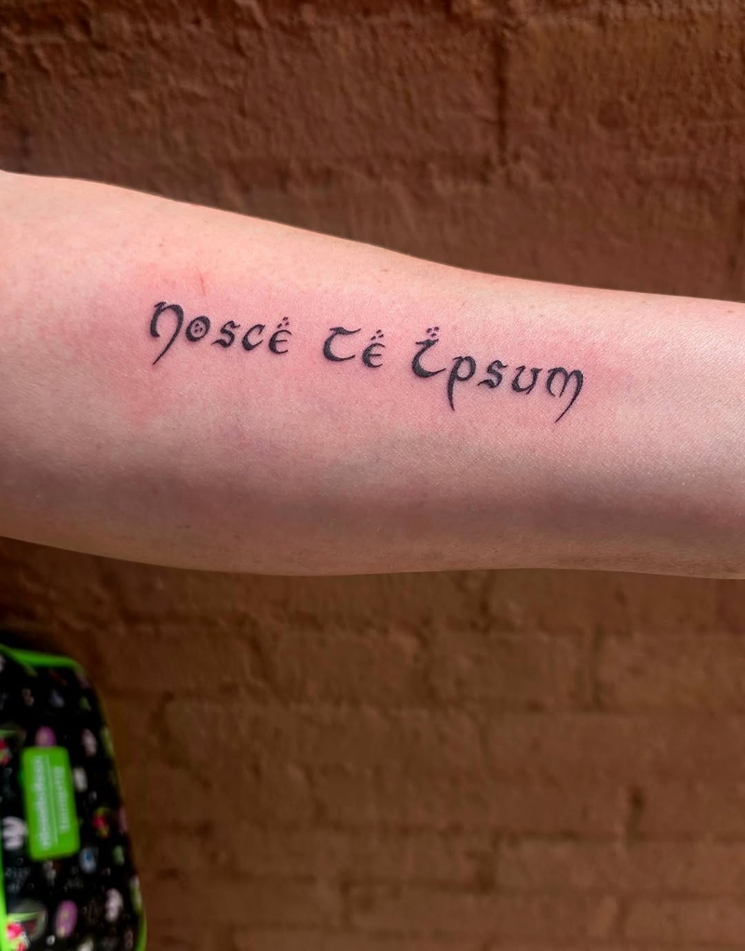 Tattoo by @cassiealtattoos — lettering_script, fine_line