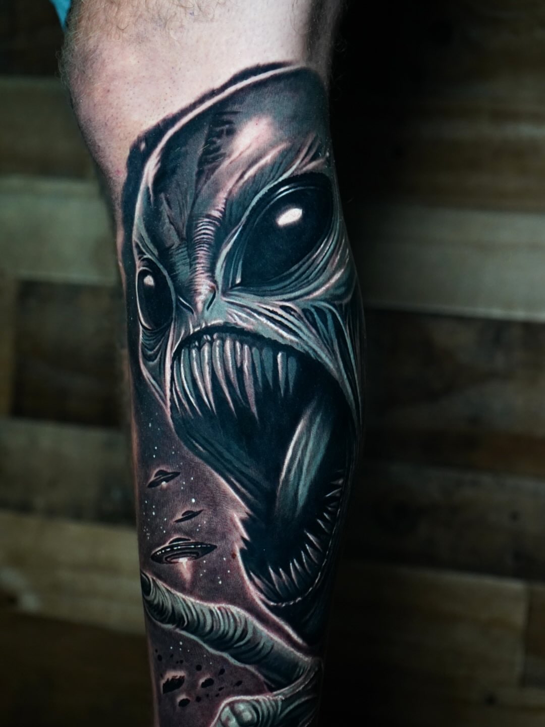 Tattoo by @edgarc_rod — dark_realism, black_and_grey