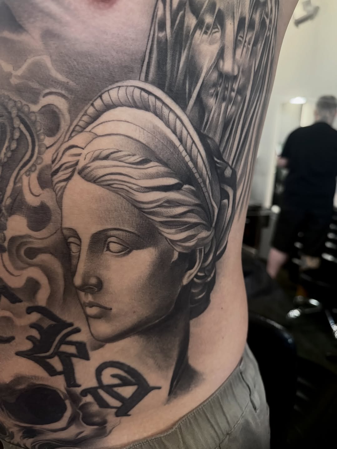 Tattoo by @ryanjenkinstattoo — black_and_grey, realism