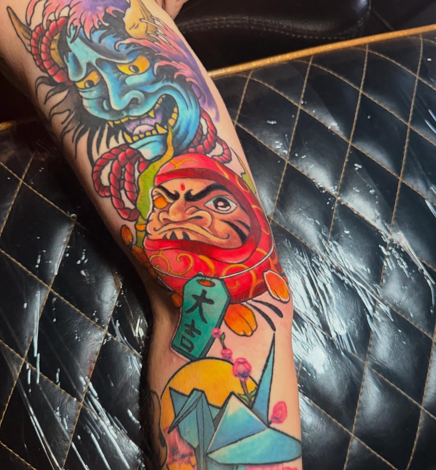 Tattoo by @art.abuse — american_traditional, geometric