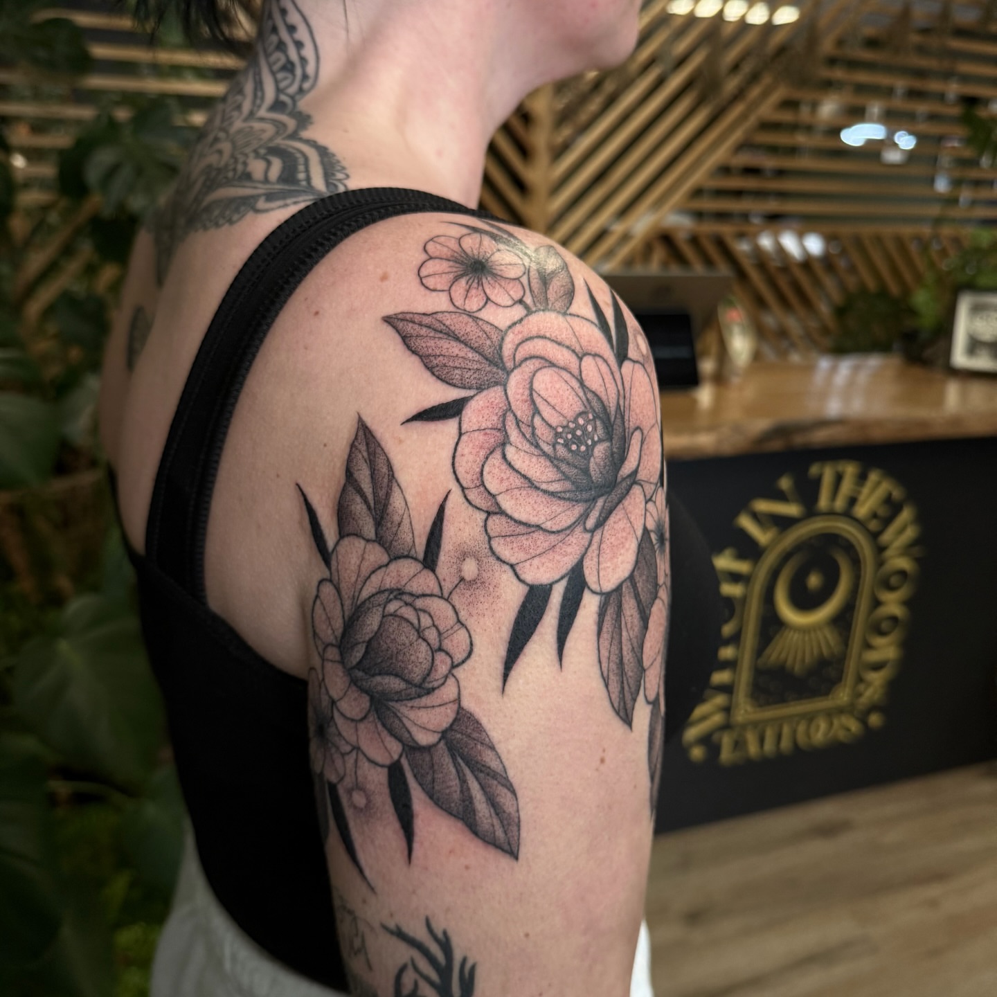 Tattoo by @copaceticink — dotwork, realism