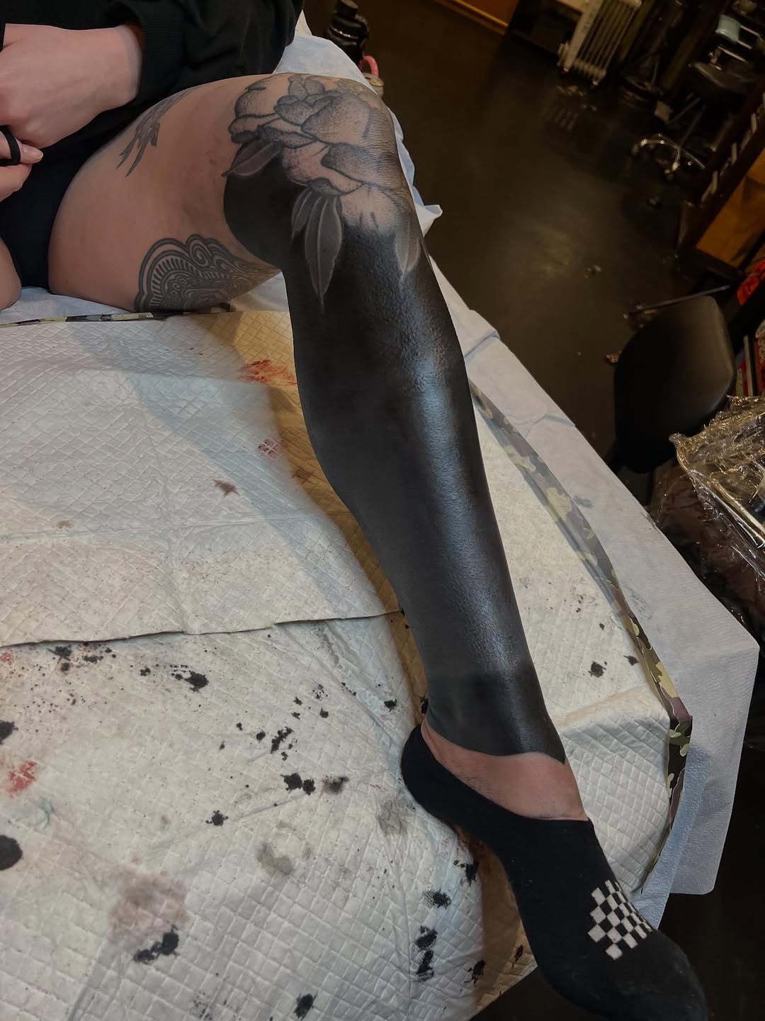 Tattoo by @joncrooktattoo — blackwork
