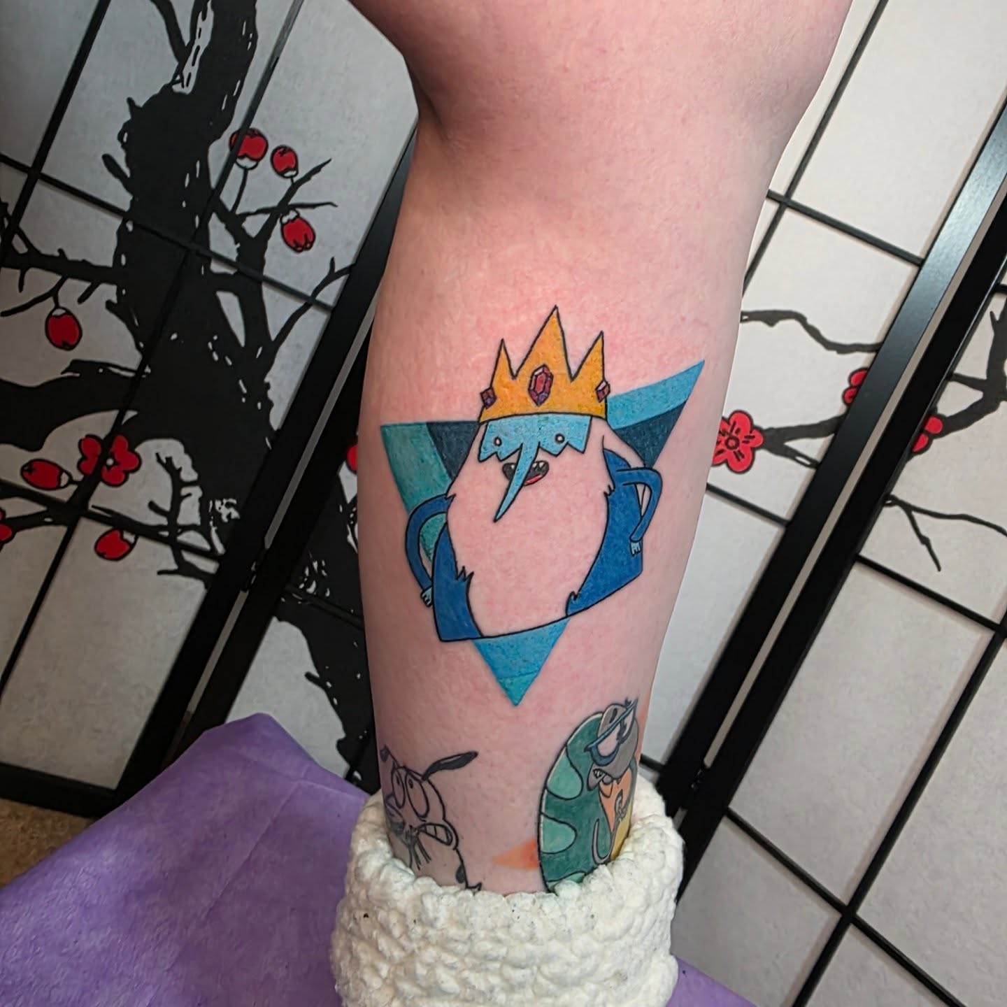 Tattoo by @yogiweebtatts — anime