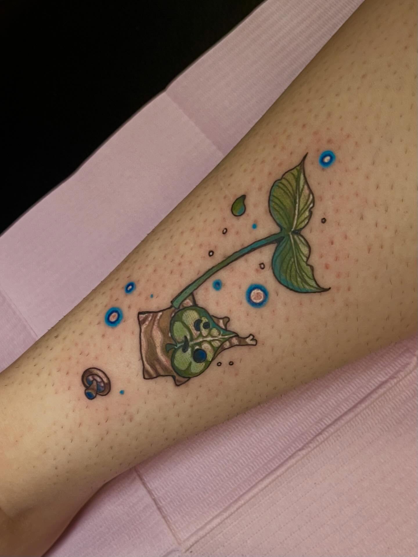 Tattoo by @pinkpeonyink — dotwork