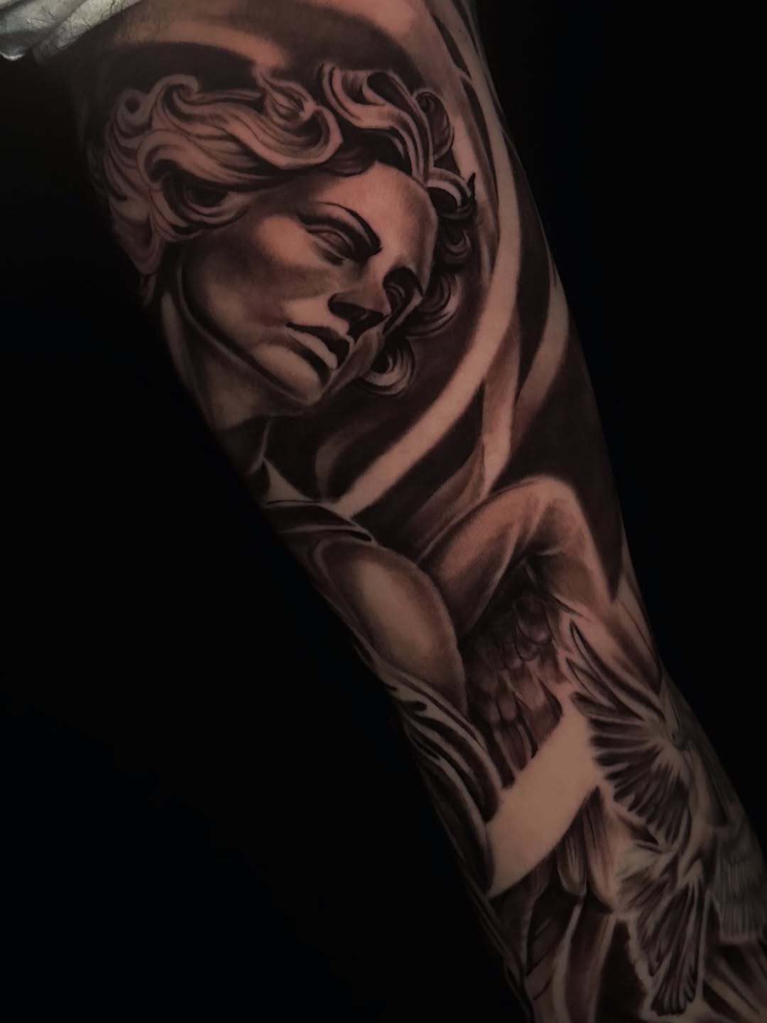 Tattoo by @_inkplug — realism, black_and_grey