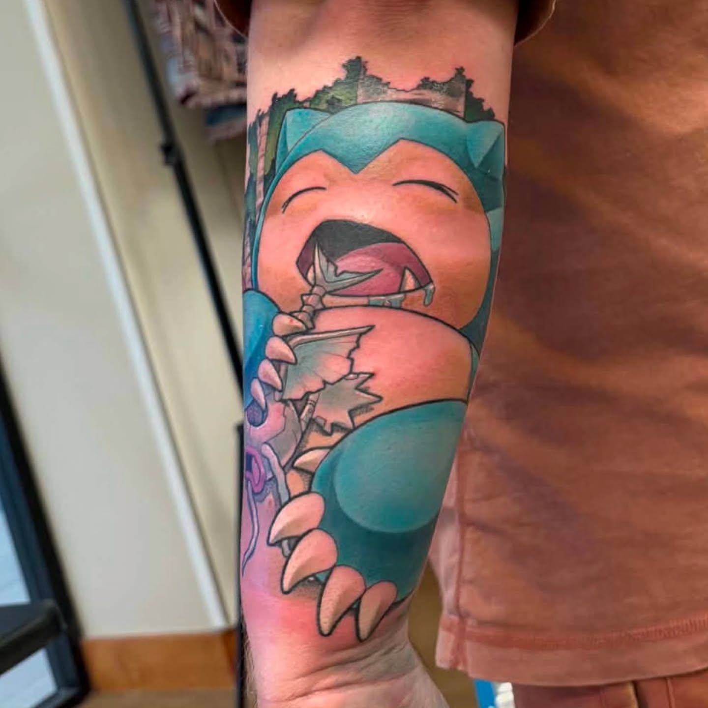 Tattoo by @coryhandtattoos โ new_school, anime
