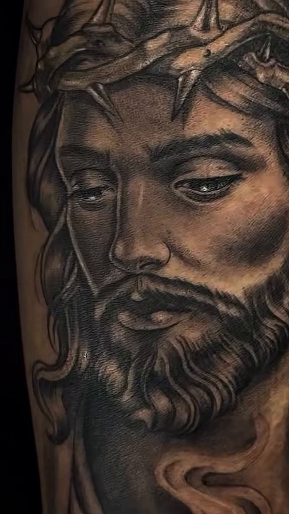 Tattoo by @ragingmaddie — realism, black_and_grey