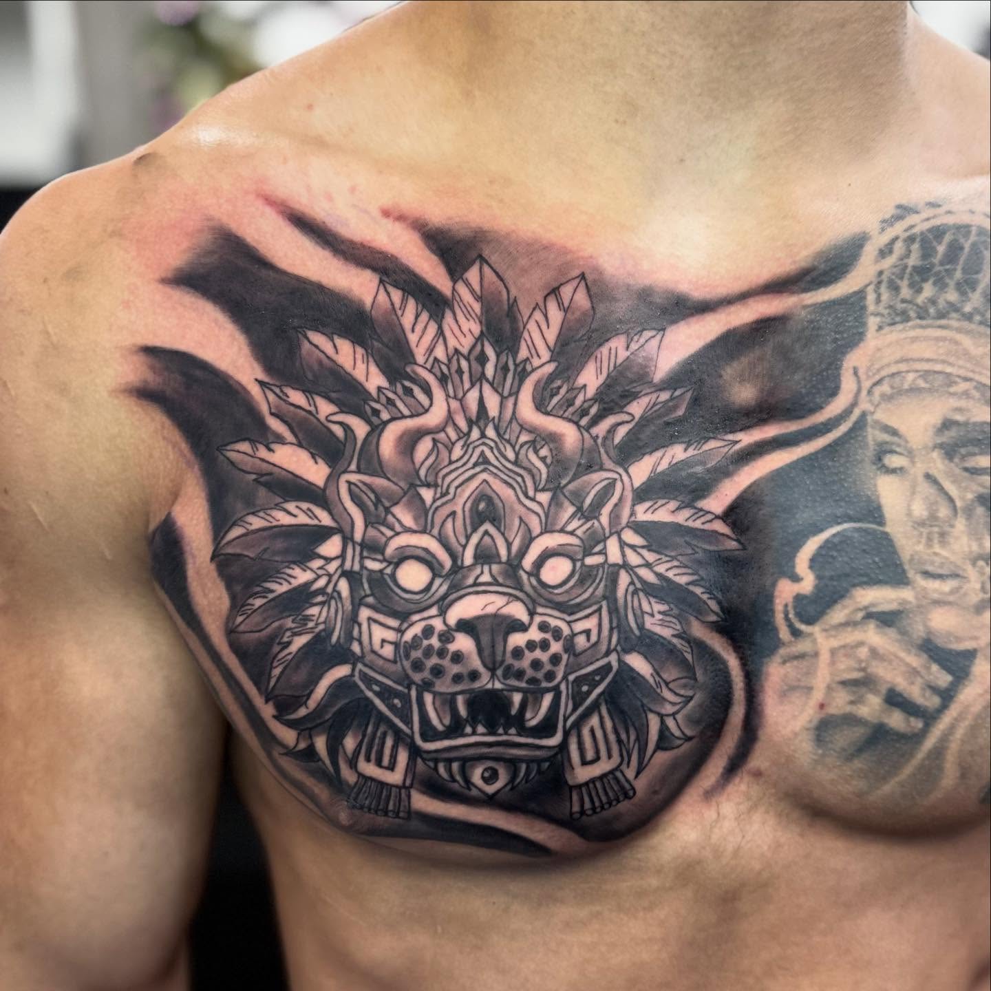 Tattoo by @nicoink._ — black_and_grey
