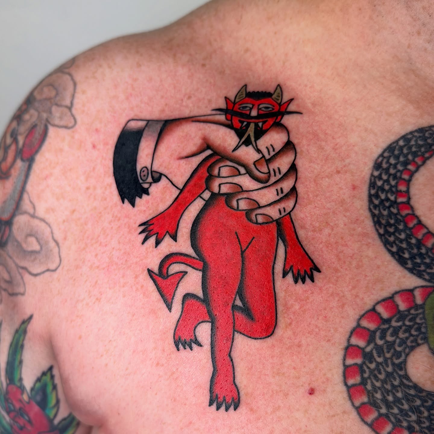 Tattoo by @waughtattooer โ american_traditional