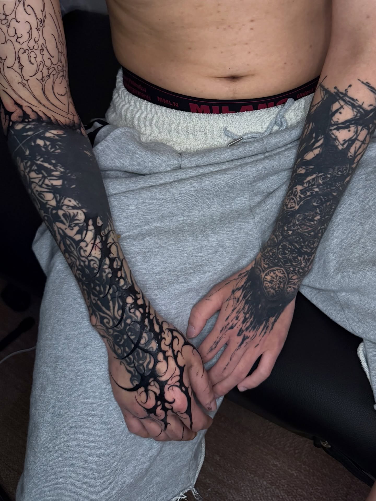 Tattoo by @voldblk — black_and_grey