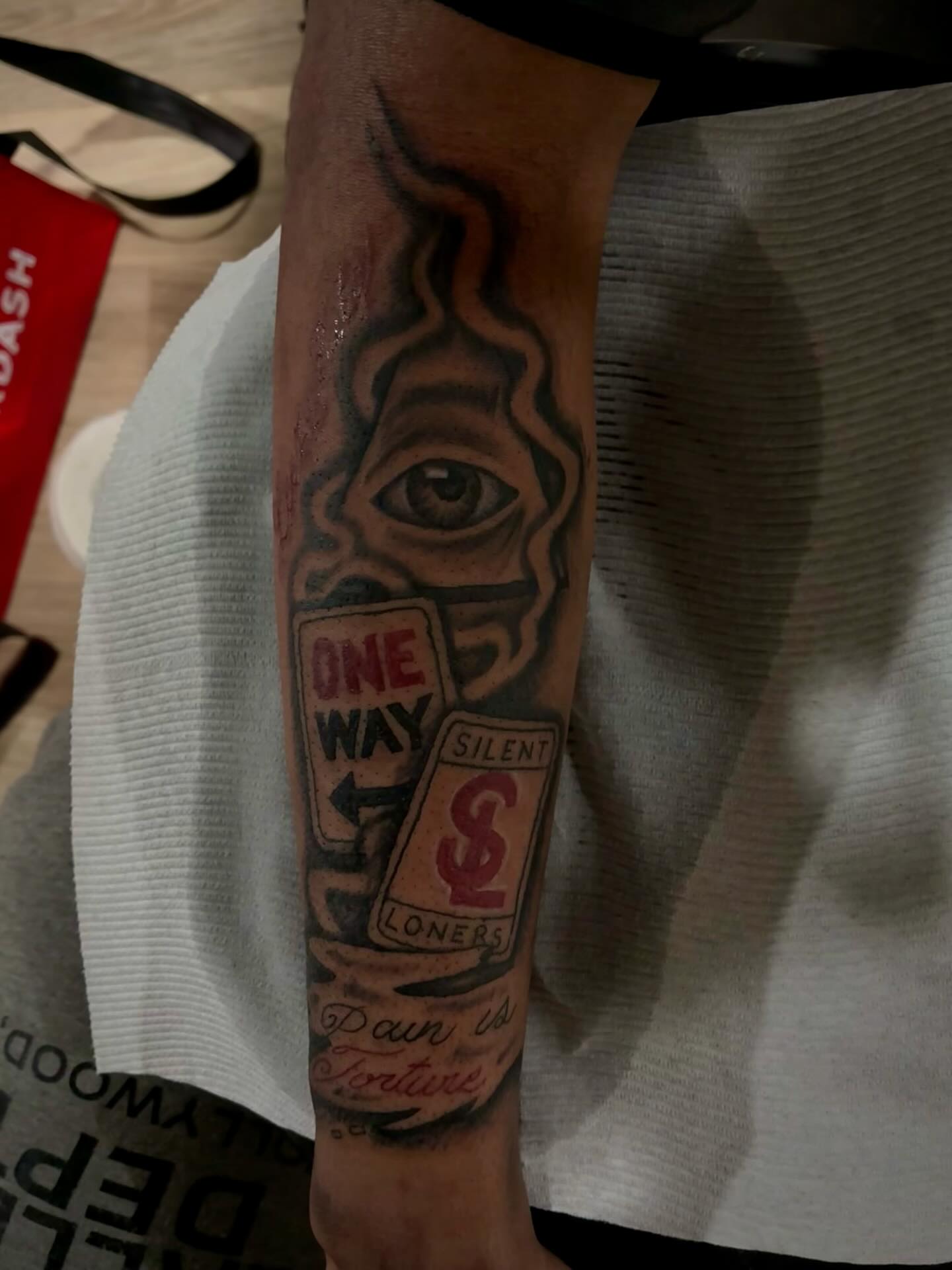 Tattoo by @inkedby_sonya_son — american_traditional, dotwork