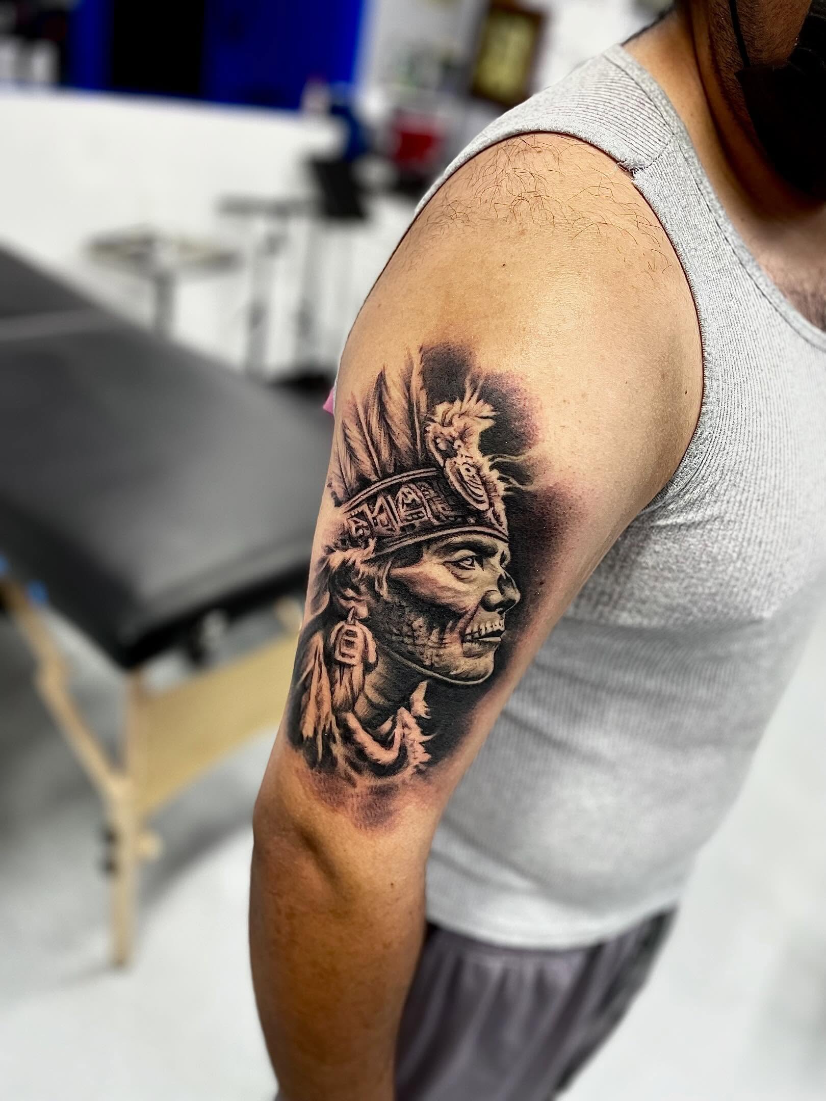 Tattoo by @doeboy818 β black_and_grey, realism