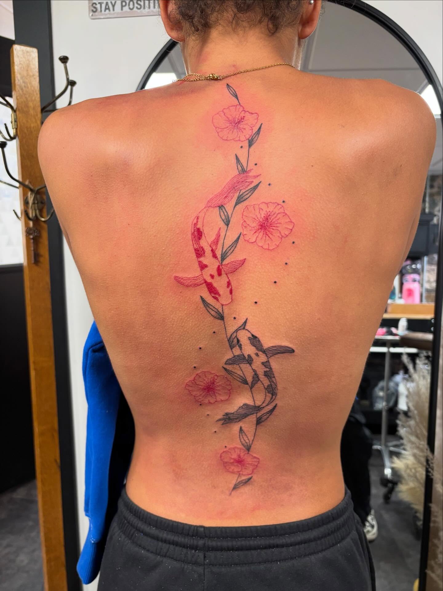 Tattoo by @inked_by_em — dotwork, realism
