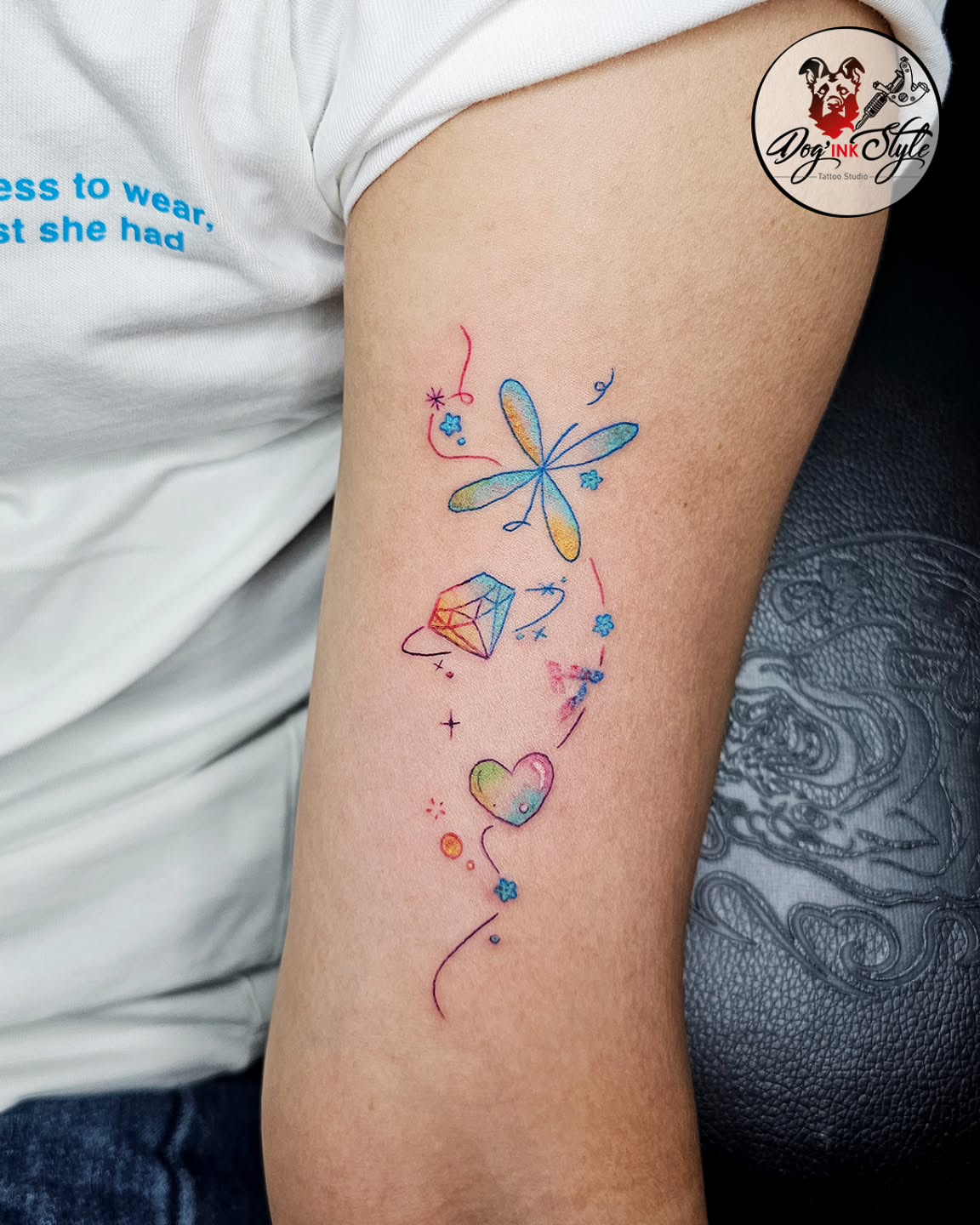 Tattoo by @dog_ink_style β watercolor