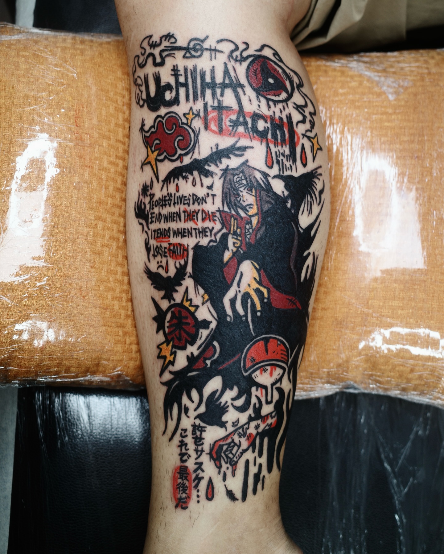 Tattoo by @takuu_tattoo — anime