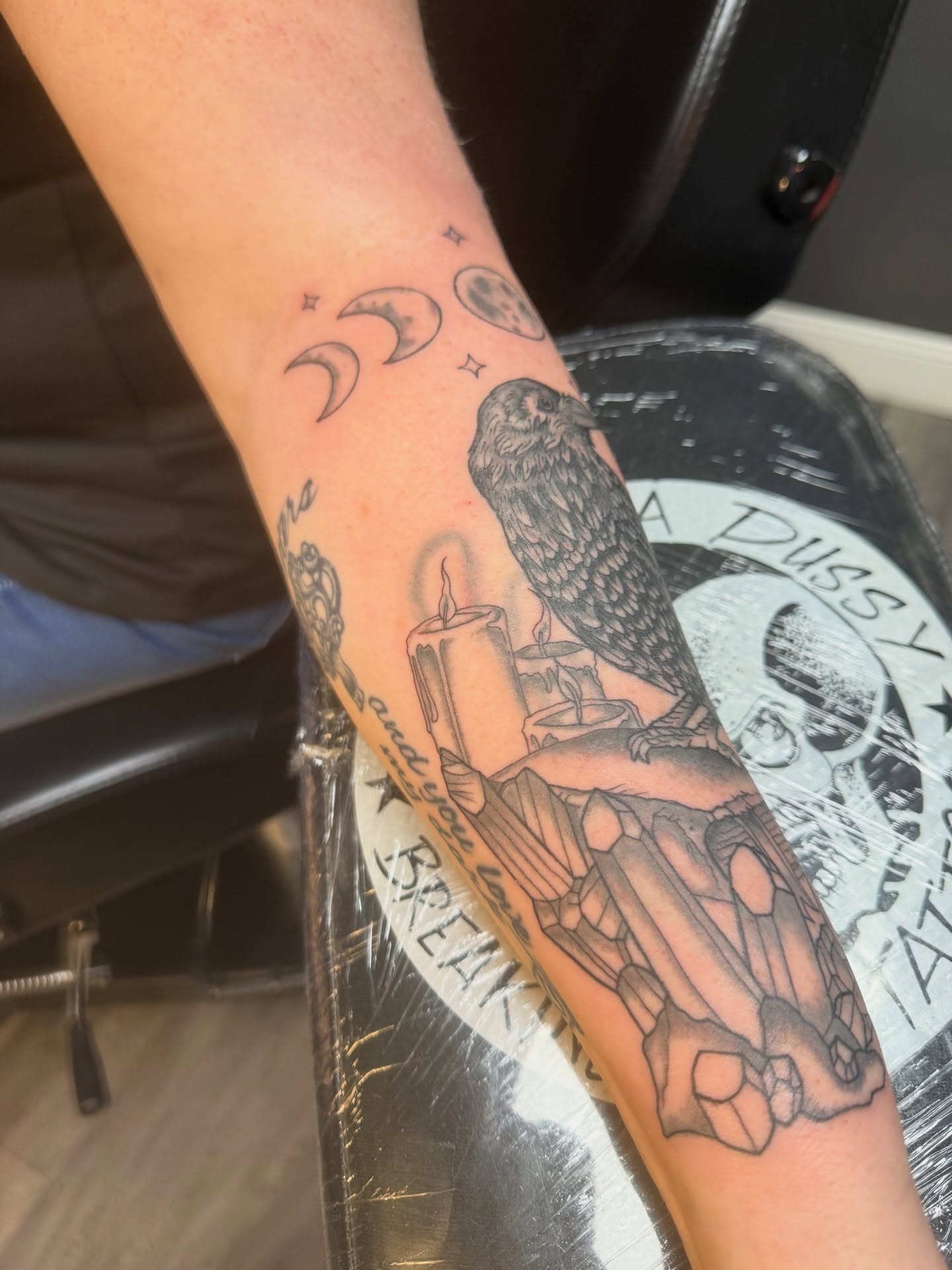Tattoo by @bfmc_peanut_72 — black_and_grey