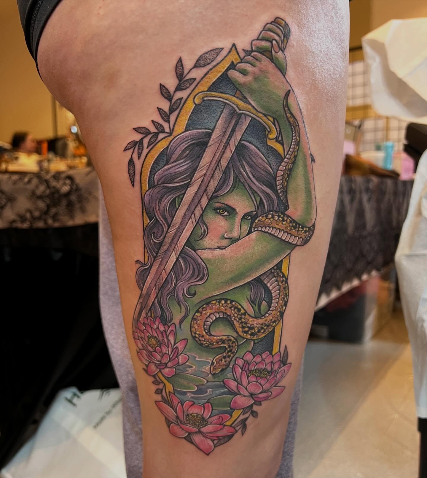 Tattoo by @bridgetpunsalangtattoos — neo_traditional, realism