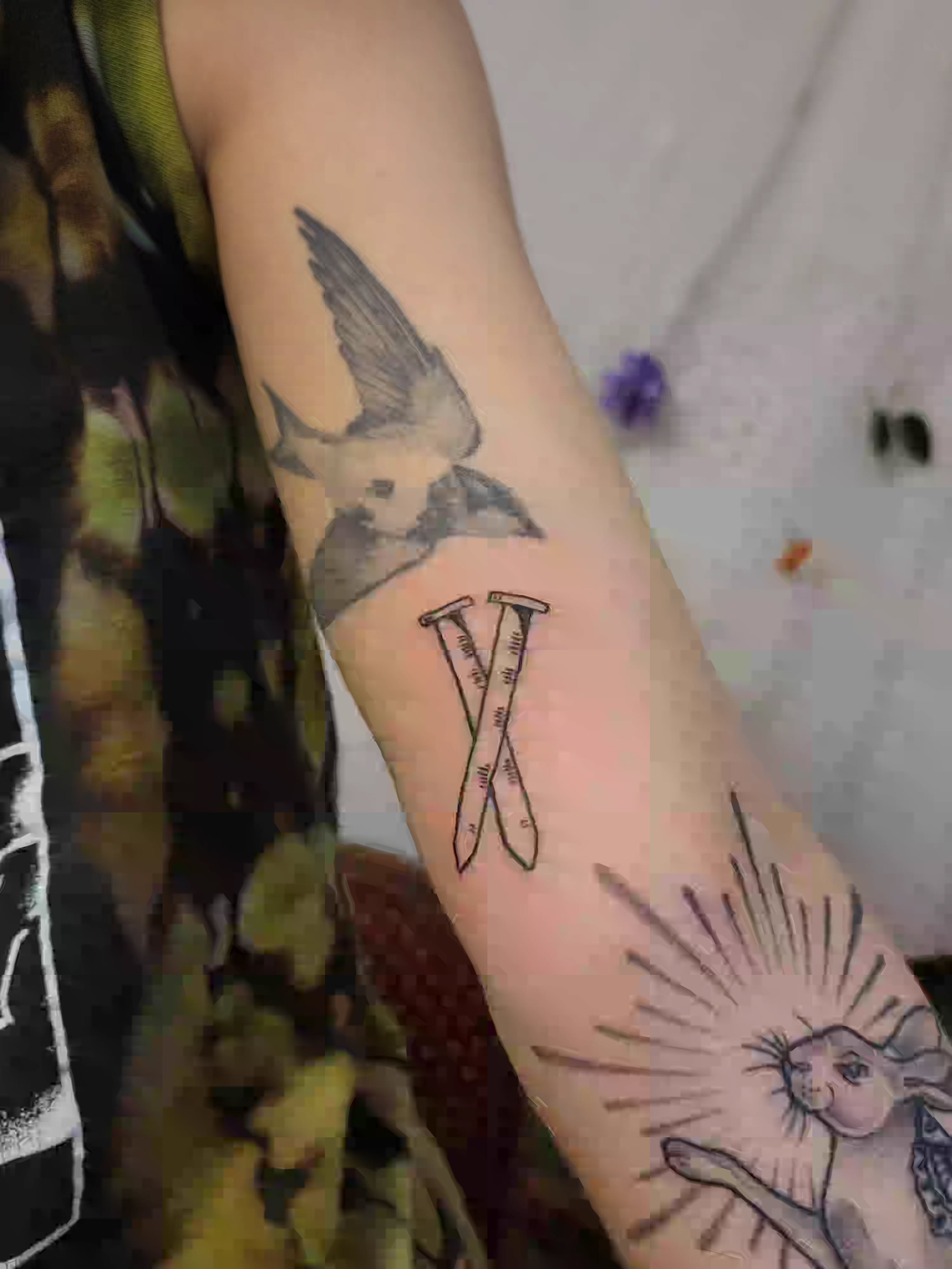 Tattoo by @satyrtattoos β black_and_grey