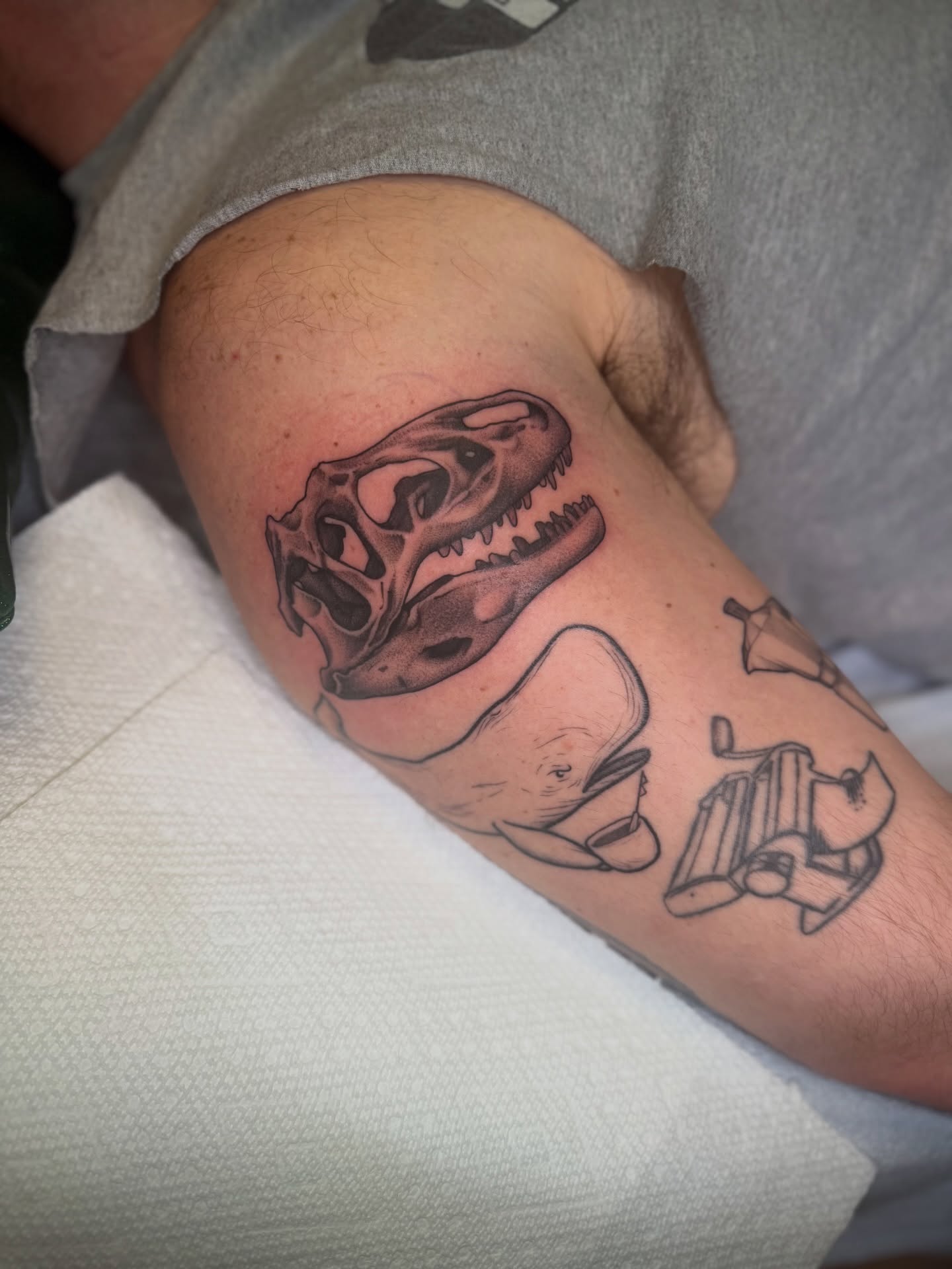 Tattoo by @virginiaswampwitch โ black_and_grey